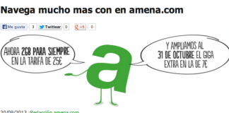 AMENA mejora la tarifa de 25€/mes con 2GB al mes para competir con Yoigo.