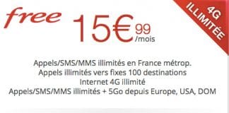 FREE ofrece ilimitados datos 4G en Francia o 100GB.