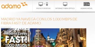 ADAMO aterrizará en Madrid ofreciendo 1GBIT con 200MB de subida a precios low cost.