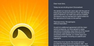 Grooveshark cierra su servicio de música tras más de 10 años en linea: Adiós.