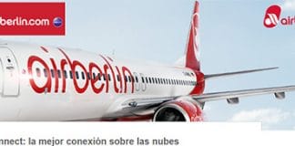 Airberlin introduce internet 3G a bordo de su flota gracias a la oferta Airberlin connect.