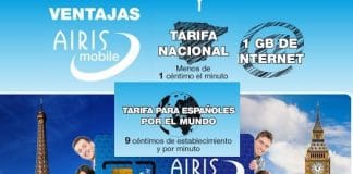 Airis Mobile se lanza al mercado con una tarifa de 0,8ct/min sin cobrar exceso y sin servicio de roaming internacional.
