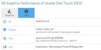 Alcatel One Touch D820, el primero que tendrá un Mediatek MT6595 con LTE y calidad 4K.