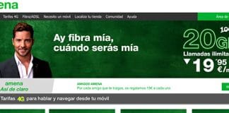 AMENA hace definitiva su tarifa de 20GB por 19,95€ ¿Miedo a PEPEPHONE?