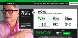 AMENA lanza una tarifa de fibra y móvil por menos de 40€