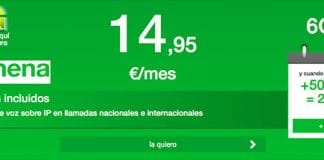 AMENA mejora su tarifa de 4GB a 6GB sin subir precios.