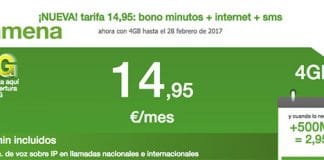 ORANGE lanza una tarifa con 3,5GB por 15€ en AMENA.