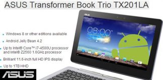 Netbook con 2 sistemas operativos: ¿Triunfará en el mercado? ASUS TX201LA