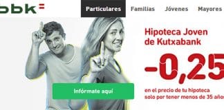 La hipoteca de la BBK: Una oportunidad si eres joven. -0,25% EURIBOR < 35 años.