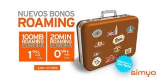 SIMYO lanza bonos de Roaming de datos y voz.