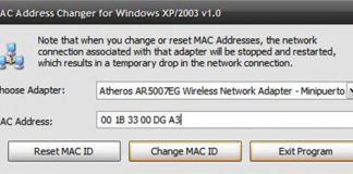 Cambiar la MAC y los datos del browsers: Una forma de conseguir internet gratis en hotspot con tiempo máximo.