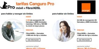 ORANGE dispuesta a ofrecer a empresas un Canguro PRO avanzado: +10€ por 2,5GB.