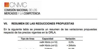 La CNMC rebaja los precios de ORLA en beneficio del 4G.