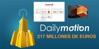 ORANGE vende DAILYMOTION al grupo francés VIVENDI dueño de Canal Plus en Francia en 265 millones de euros.