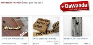 Dawanda engloba un montón de tiendas de fabricación casera de forma global como una alternativa profesional a las tiendas de Ebay.