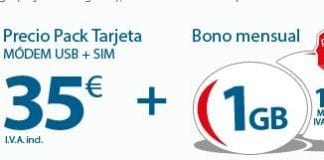 DigiMobil revoluciona Internet en prepago en modem USB: 10€ 1GB sin cobrar exceso. 2€ por cada 200MB adicionales bonos de datos acumulables.