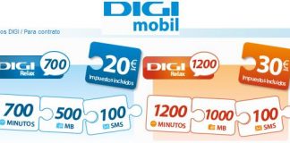 Digi Mobil saca tarifas de contrato con más minutos que la competencia pero menos tráfico de datos.