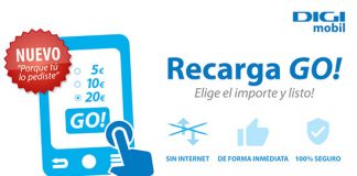 DIGIMOBIL innova con Recarga GO + recarga cajeros mejorada.