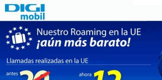 DigiMobil sorprende con un Roaming que mejora la competencia y además ofrece recepción de llamadas a 3cts/min y envio SMS en roaming a 3cts.