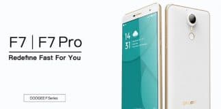 DOOGEE lanzará su F7 y F7 PRO en Septiembre 2016