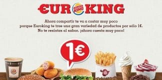 Burger King se apunta al Euro Ahorro para hacer la competencia a Mc Donalds. ¡Así me gusta!