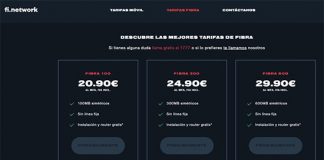 Fi network podría intentar mejorar el coste de la fibra a DIGI. La fibra de Fi Network podría mejorar a DIGI