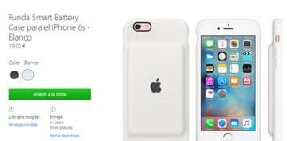 Apple lanza una funda batería para sus clientes del iPhone 6S
