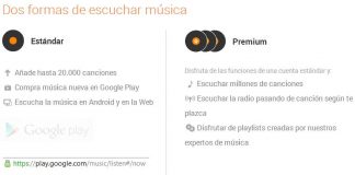 GOOGLE MUSIC una alternativa que SPOTIFY no ofrece de forma gratuita en los móviles.