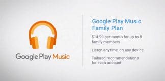 GOOGLE romperá el mercado con su plan familia GOOGLE MUSIC: 15$/6 personas.