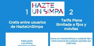 Hazteunsimpa mejora su cuota mensual de VOZ IP: 2,9€/mes.