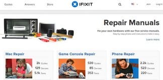 IFIXIT, una guía para repararnos nosotros mismos el móvil y otros dispositivos.