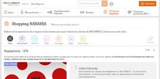 PEPEPHONE se marcha de ING DIRECT: descuento 5% anulado.