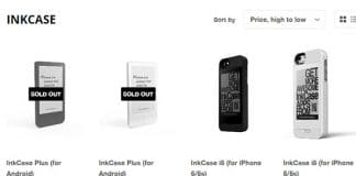 Convierte tu móvil en un ebook y ahorra además batería con InkCase.