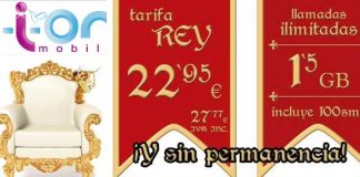 ION MOBILE mejora su oferta ilimitada con 1,5GB (frente al GB que ofrecía)c