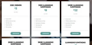 IOS mejora sus tarifas: 5GB+ilimitadas 8€ IOS mejora tarifas 2019