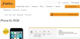 Solo el Iphone 6S con 16GB llega a JAZZTEL de la mano de ORANGE