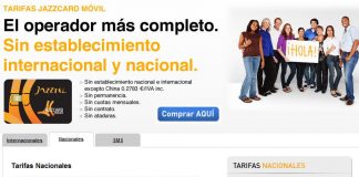 Las tarjeta SIM de JAZZTEL prepago deja de facturar con una tarifa CERO y aplica una nueva tarifa SIN establecimientos a sus clientes actuales y futuros.