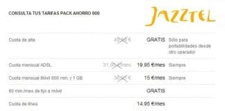Jazztel dispuesta a pagar las penalizaciones que supongan la permanencia en otras operadoras con hasta 200euros.