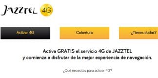 JAZZTEL el primer operador en tener 4G: Desde hoy se puede solicitar.