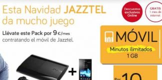 JAZZTEL ofrece una solución convergente con un móvil y una consola PS3 con llamadas ilimitadas.