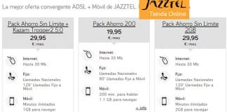 Jazztel mejora sus ofertas convergentes con 2GB e ilimitadas y regalando terminales con permanencia.
