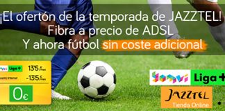 JAZZTEL también apuesta por ofrecer la liga GRATIS: Solo hasta febrero.