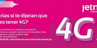 Llega el 4G en Jetnet con algunas subidas de precio.