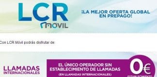 LCR MOVIL lanza su servicio OMV a particulares. Una excelente forma de tener dos tarifas en un mismo operador: CON y SIN establecimiento. ¡Explicamos como hacerlo!