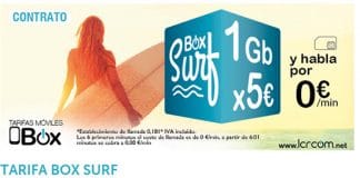 LCRMOVIL ataca a la competencia con 1GB extra a 5€ en su SURF.