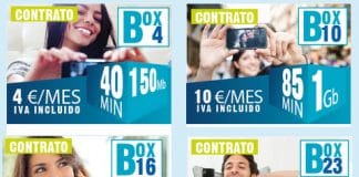 Nuevas tarifas de contrato de LCR Móvil para consumos reducidos.
