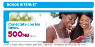 Lebara lanza un bono de internet de 5€ con 500MB y bonos de voz no acumulables 10€ 104 minutos al mes.