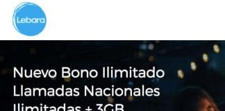 LEBARA lanza su oferta de Navidad 3 meses 10€ ilimitadas con 3GB.