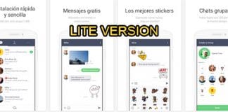 Lanzar una APP LITE: Una solución para mayor compatibilidad, Line Lite.