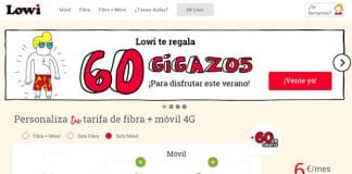 LOWI regala 60GB este verano atacando a SIMYO directamente.